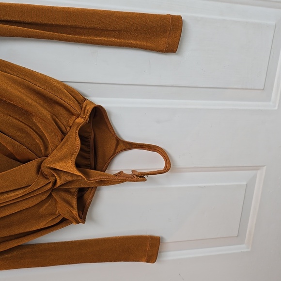 Turnt Bodysuit in Honey Ginger Free People - Picture 4 of 13